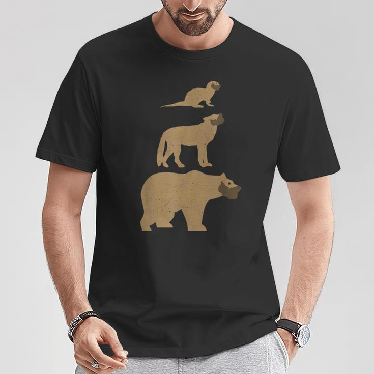 Otter Wolf Bear Gay Slang Lgbt Pride T-Shirt Unique Gifts