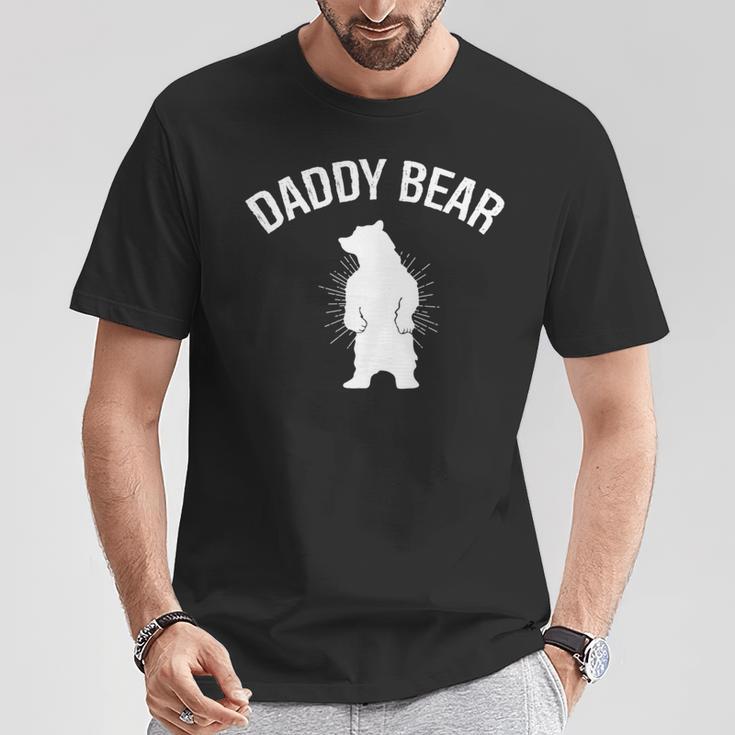 Papa Bär Daddy Bär Geschenke Füratertag Geburtstag Papa T-Shirt Lustige Geschenke