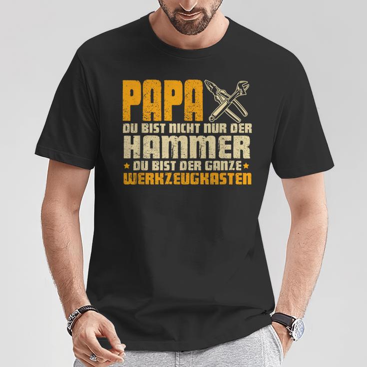 Papa Bist Der Whole Werkzeugkasten Father's Day T-Shirt Lustige Geschenke