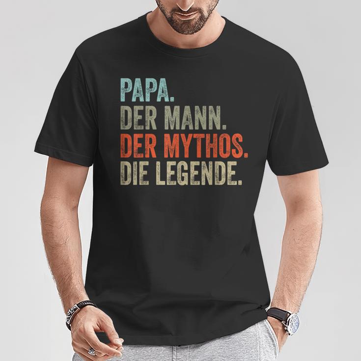 Papa Der Mann The Mythos The Legend T-Shirt Lustige Geschenke