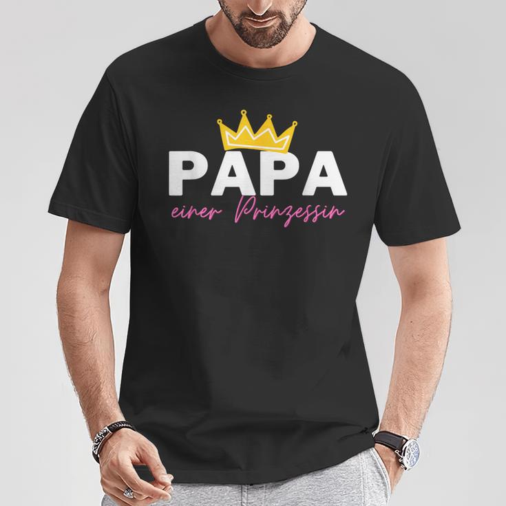 Papa Einer Prinzessin Für Lieblingpapaon Der Tochter T-Shirt Lustige Geschenke