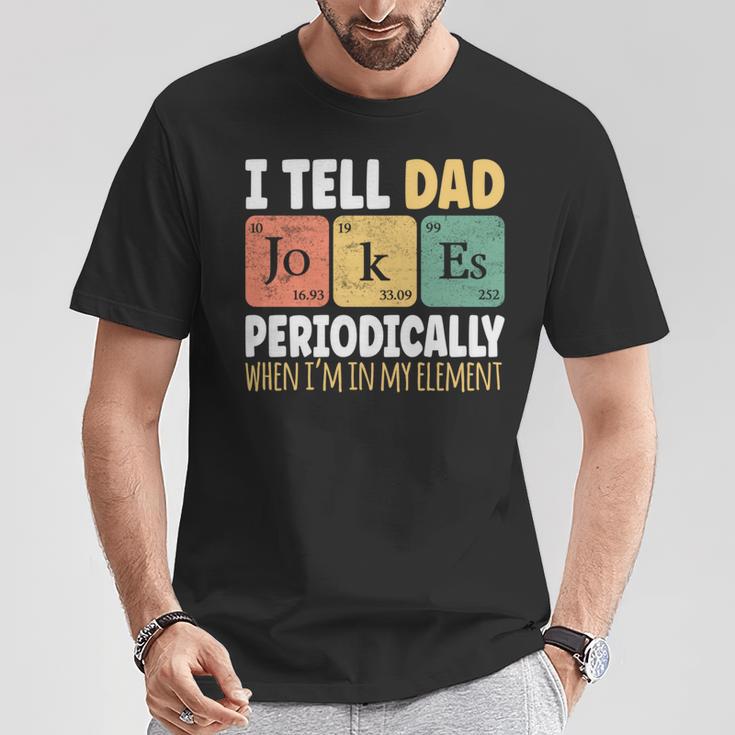 Papa- Ich Erzähle Papa Witze Regelmäßigatertag T-Shirt Lustige Geschenke