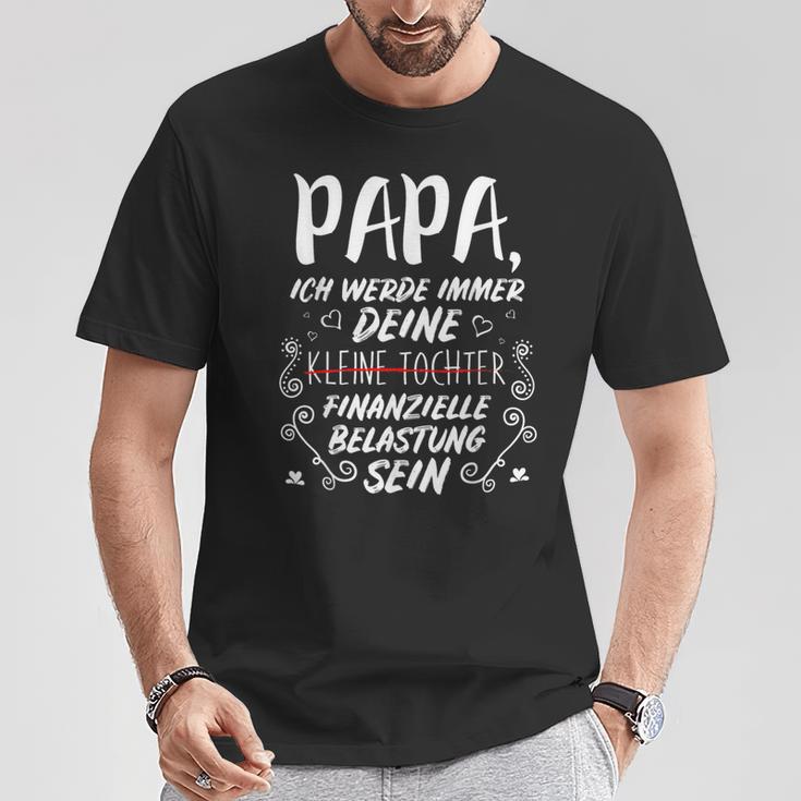 Papa Ich Werde Immer Deine Finanzbelastern Sein T-Shirt Lustige Geschenke