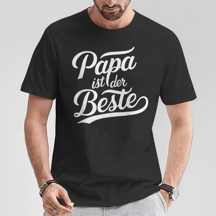 Papa Ist Der Beste -Atertag Geburtstag Bester Lustig T-Shirt Lustige Geschenke