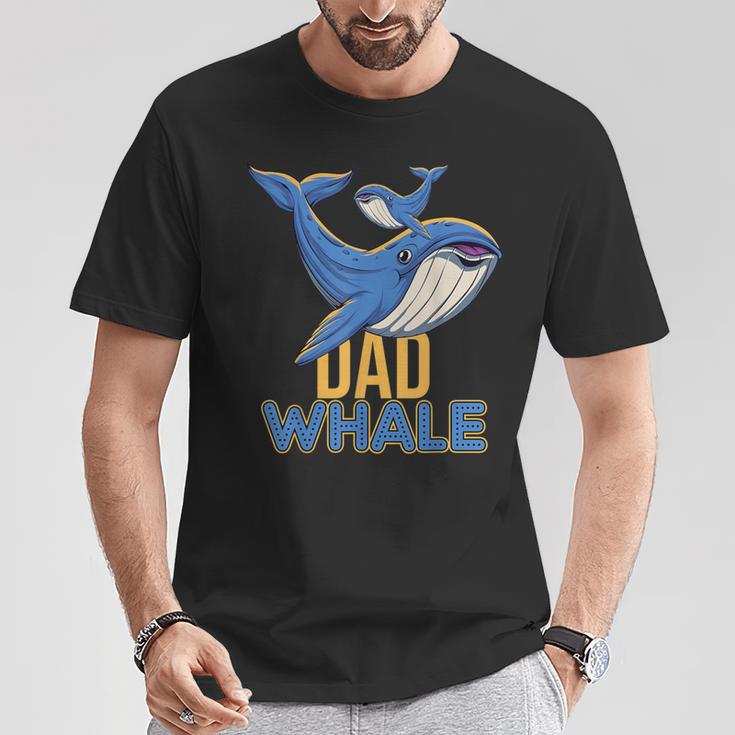 Papa Wal Passend Familien Stamm Geschenk Wal T-Shirt Lustige Geschenke