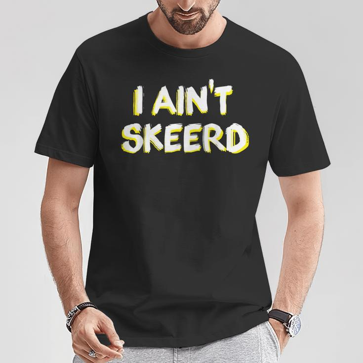 Paranormal Research I Ain't Skeerd T-Shirt Unique Gifts
