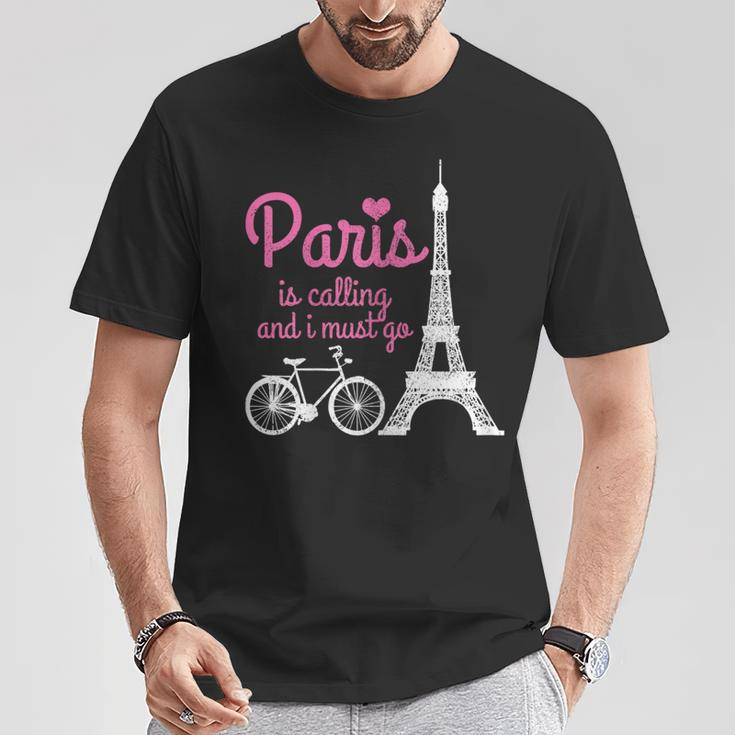 Paris France Eiffel Tower Souvenir T-Shirt Lustige Geschenke
