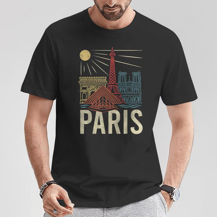Paris Vacation France Holiday Eiffel Tower Love Paris T-Shirt Funny Gifts