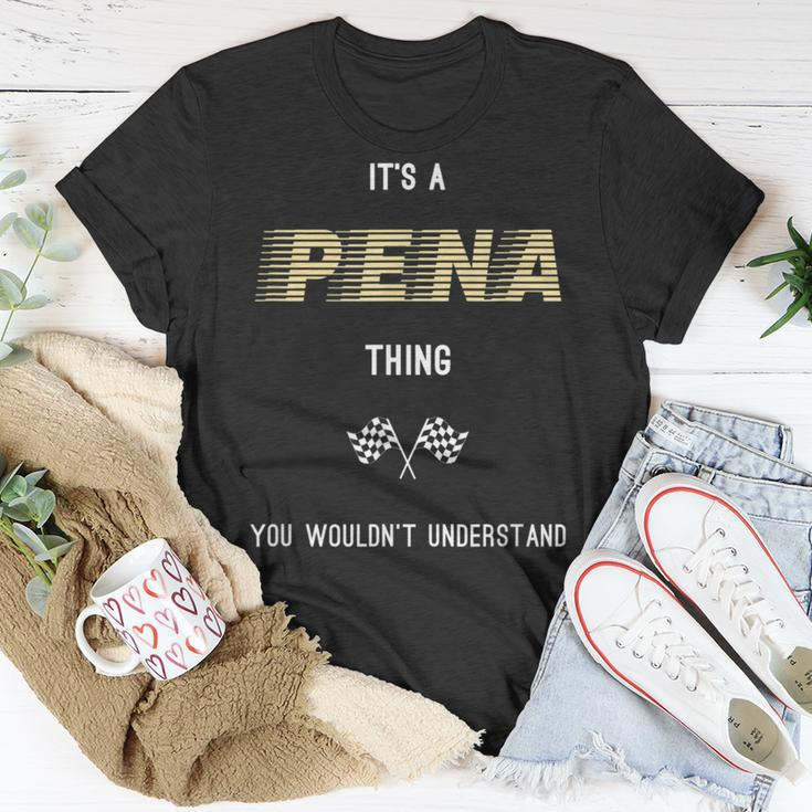 Pena Last Name Family Names T-Shirt Funny Gifts
