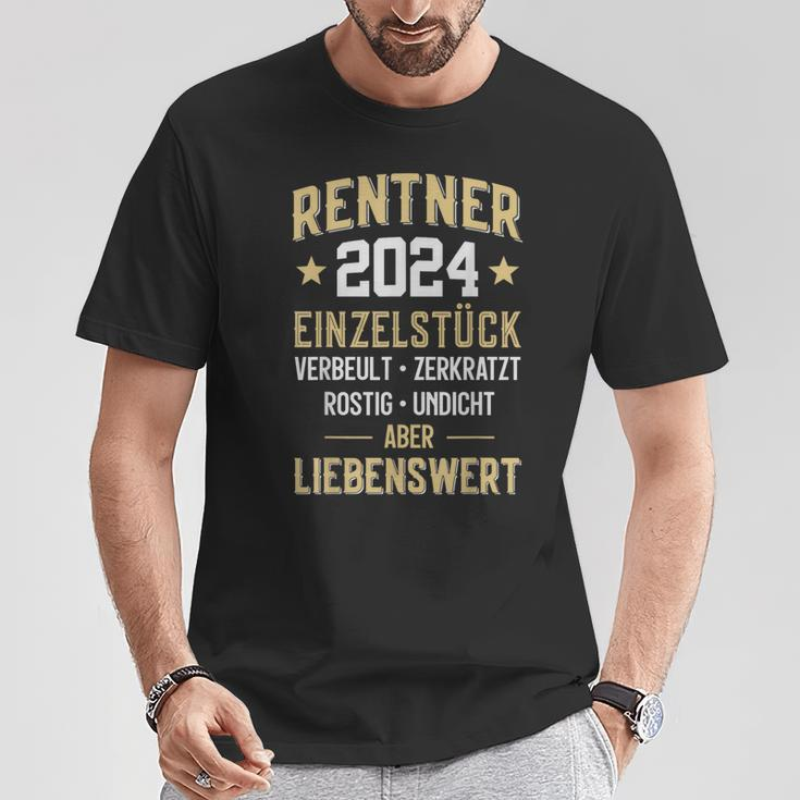 Pension Pension Reindeer 2024 T-Shirt Lustige Geschenke