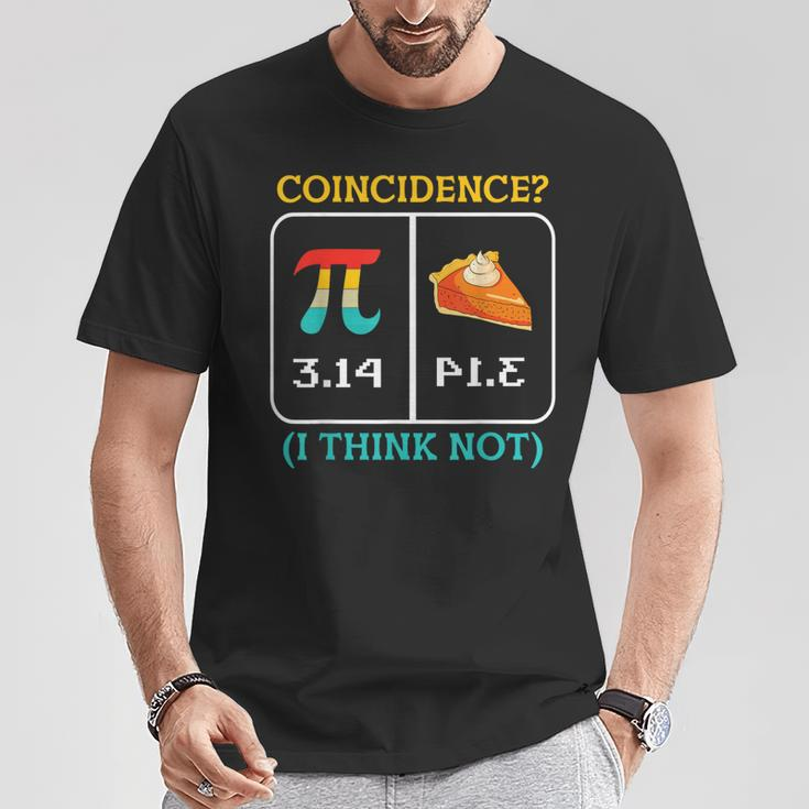 Pi Equals Pie Coincidence Happy Pi Day Mathematics T-Shirt Unique Gifts