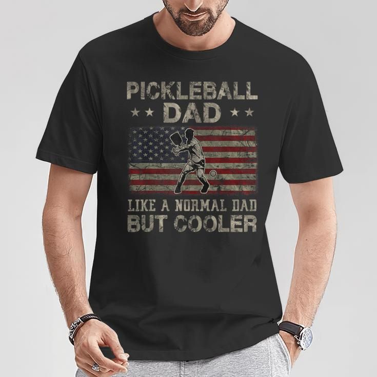 Pickleball Dad Like A Normal Dad But Cooler Father's Day T-Shirt Funny Gifts