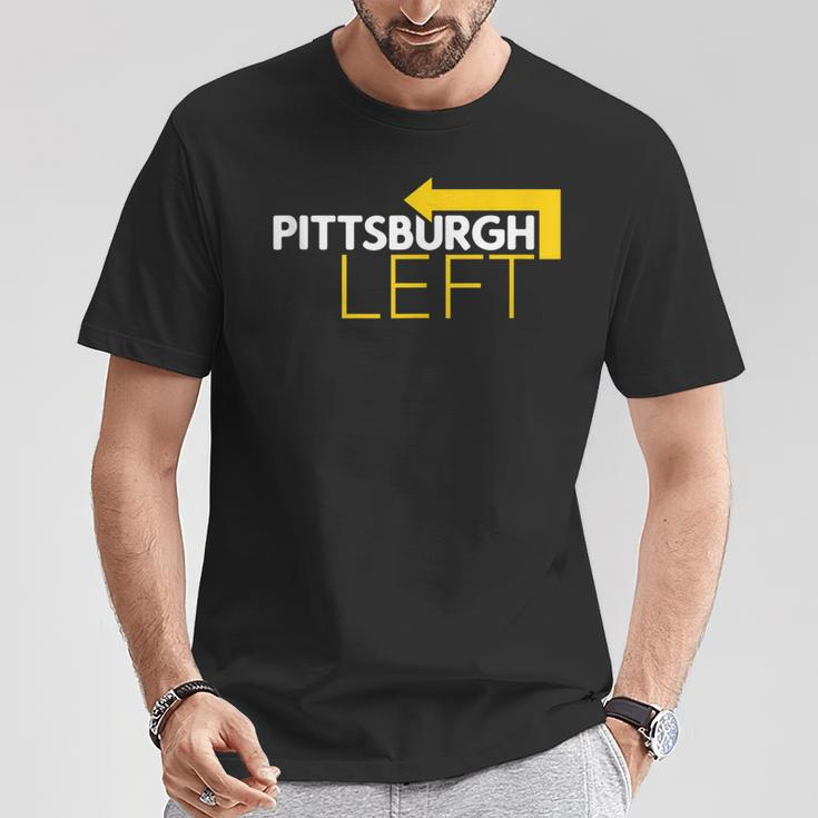 Pittsburgh Left Driving Black And Yellow T-Shirt Unique Gifts