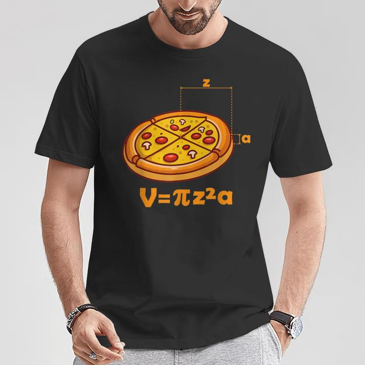 Pizza Nerd Geek Mathematik Witz Naturwissenschaft Formula T-Shirt Lustige Geschenke