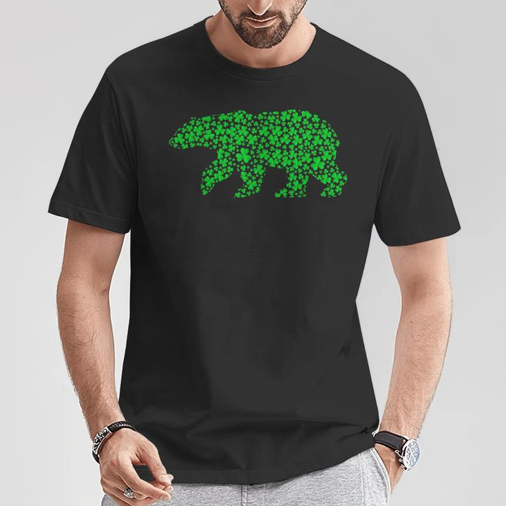 Polar Bear Lover Leprechaun Polar Bear St Patrick's Day T-Shirt Personalized Gifts