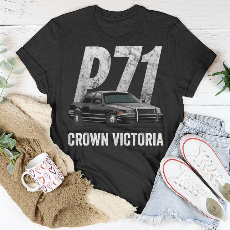 Police Car Crown Victoria Interceptor P71 T-Shirt Unique Gifts