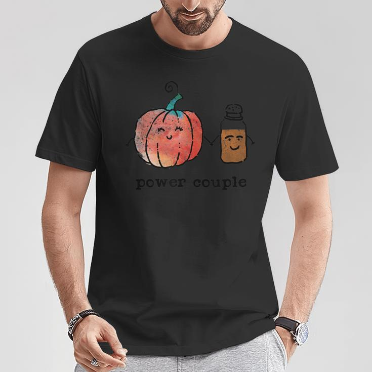 Power Couple Cute Pumpkin And Spice T-Shirt Unique Gifts