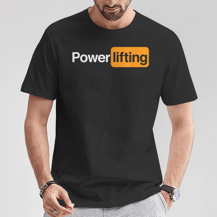 Powerlifting Kraftdreikampf T-Shirt Lustige Geschenke