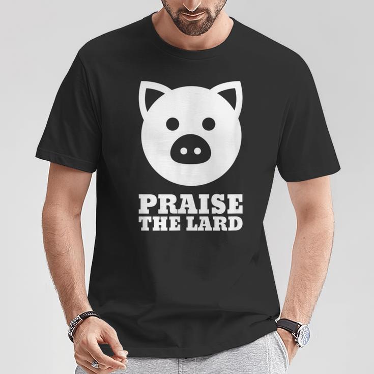 Praise The Lard Bacon Lover T-Shirt Unique Gifts