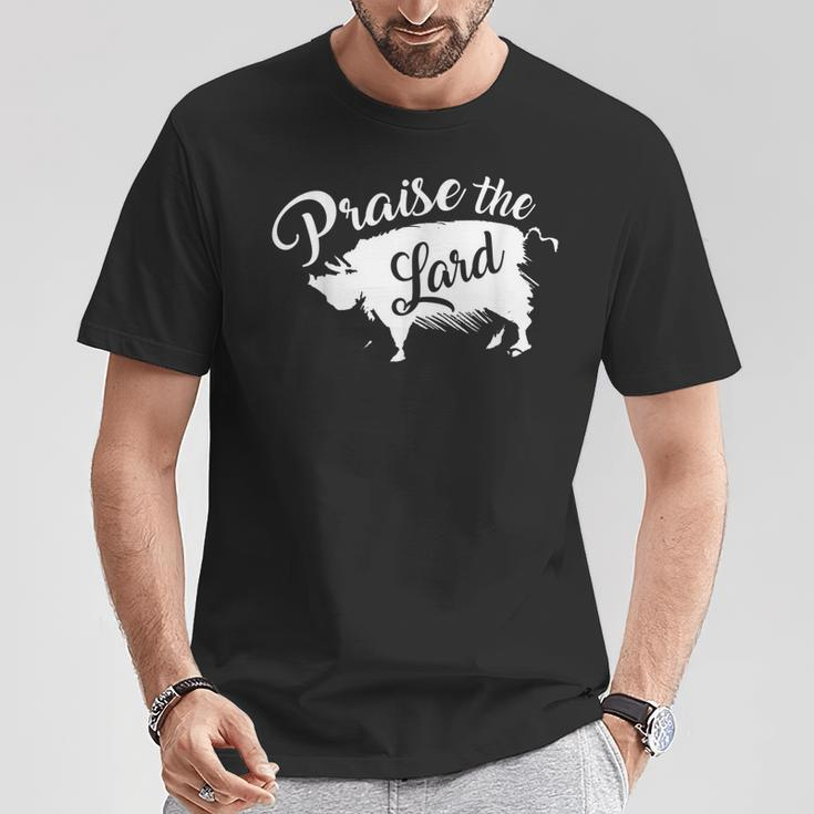 Praise The Lard Pig Bacon Pork Lover Meat T-Shirt Unique Gifts