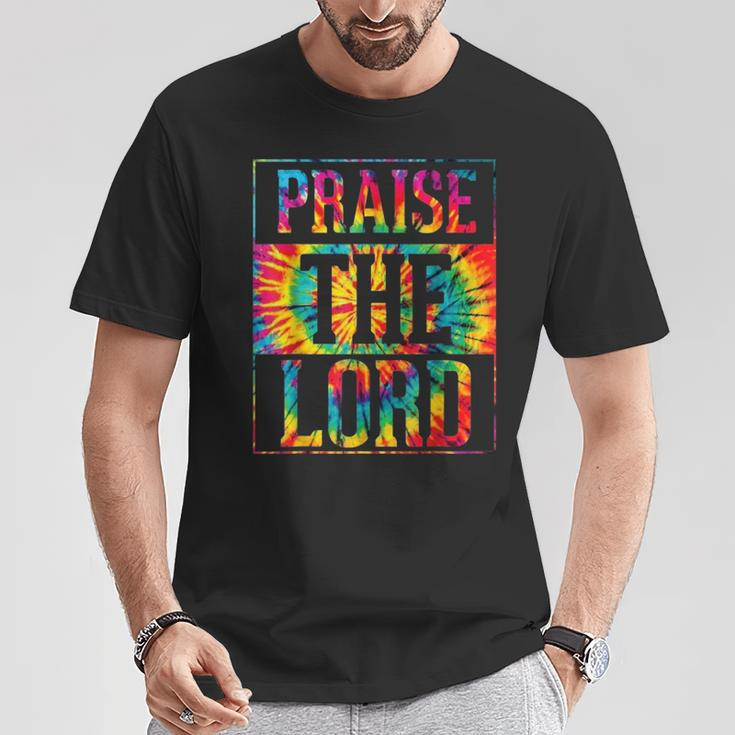 Praise The Lord Christian Faith Tie Dye Cute Christianity T-Shirt Unique Gifts