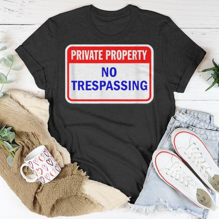 Private Property No Trespassing T-Shirt Unique Gifts