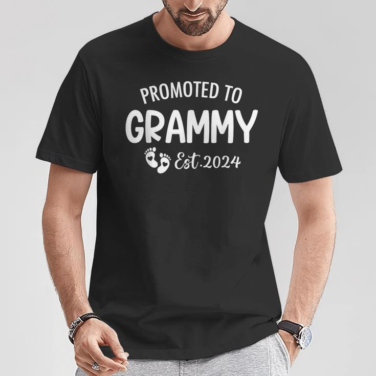 Promoted To Grammy Est 2024 Soon To Be Grammy T-Shirt Personalized Gifts
