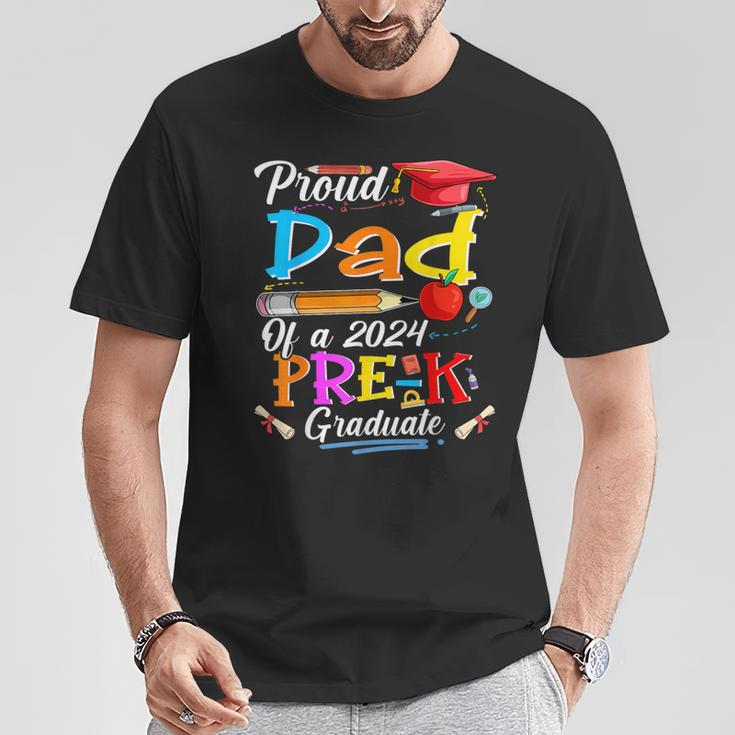 Proud Dad Of A 2024 Pre-K Graduate Family Lover T-Shirt Unique Gifts