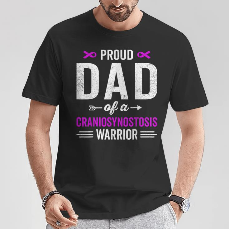 Proud Dad Of A Craniosynostosis Warrior Awareness Recovery T-Shirt Unique Gifts