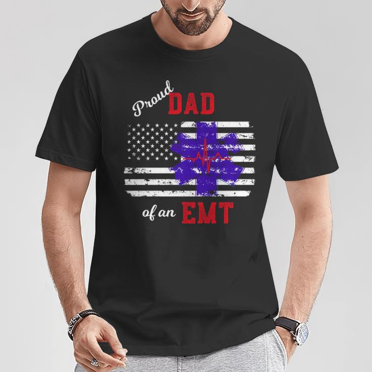 Proud Dad Of An Emt T-Shirt Unique Gifts
