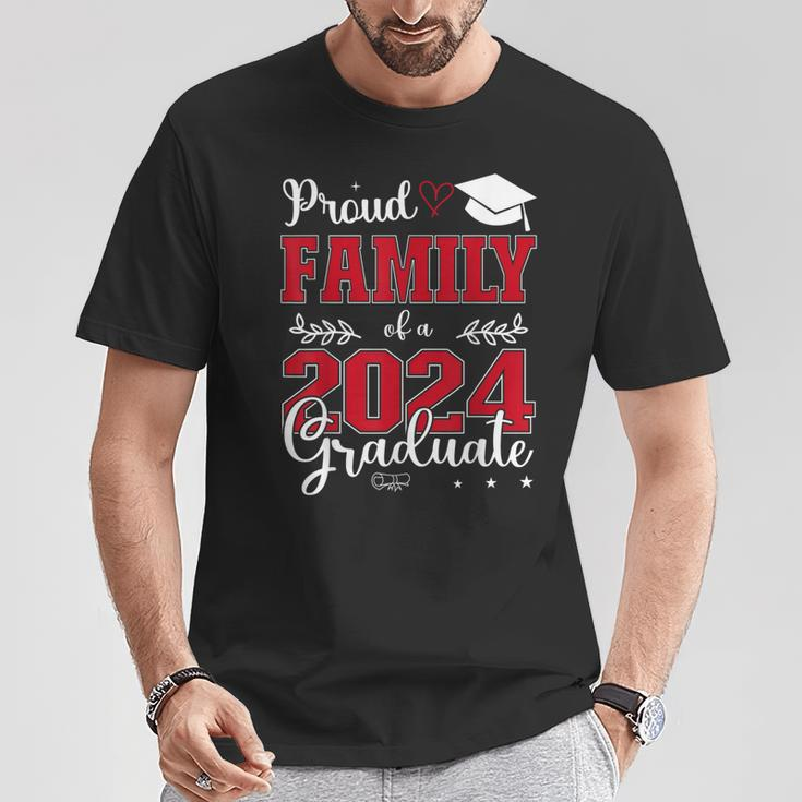 Proud Family Of A Class Of 2024 Graduate For Graduation T-Shirt Funny Gifts