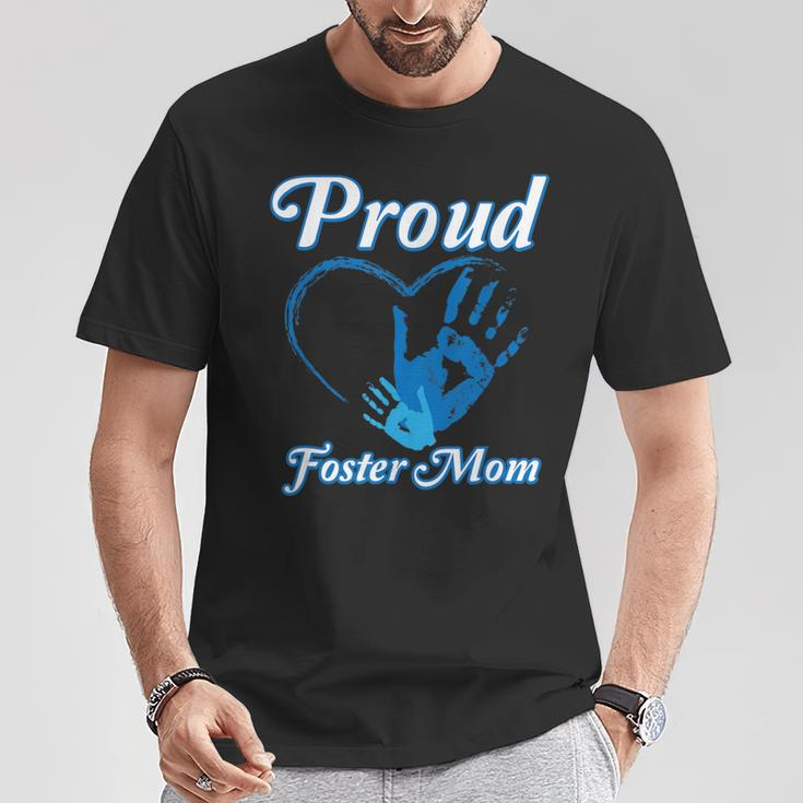 Proud Foster Mom Family National Foster Care Month T-Shirt Unique Gifts