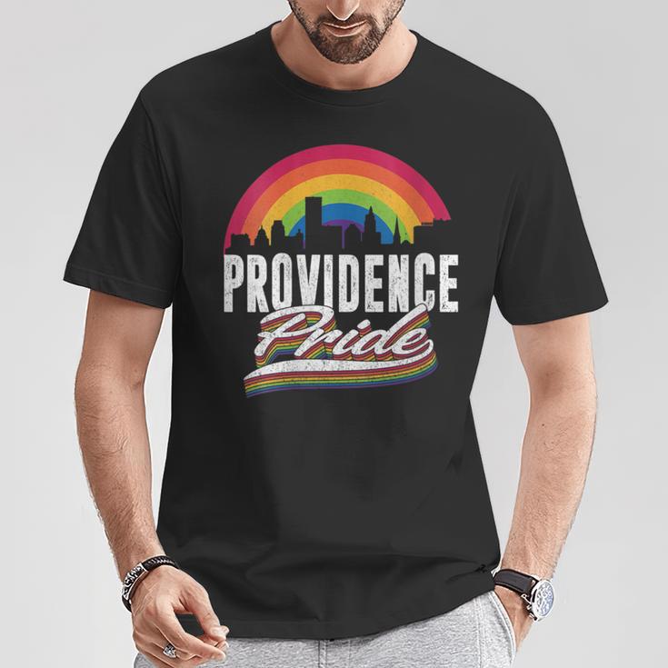 Providence Pride Lgbt Lesbian Gay Bisexual Rainbow Lgbtq T-Shirt Unique Gifts