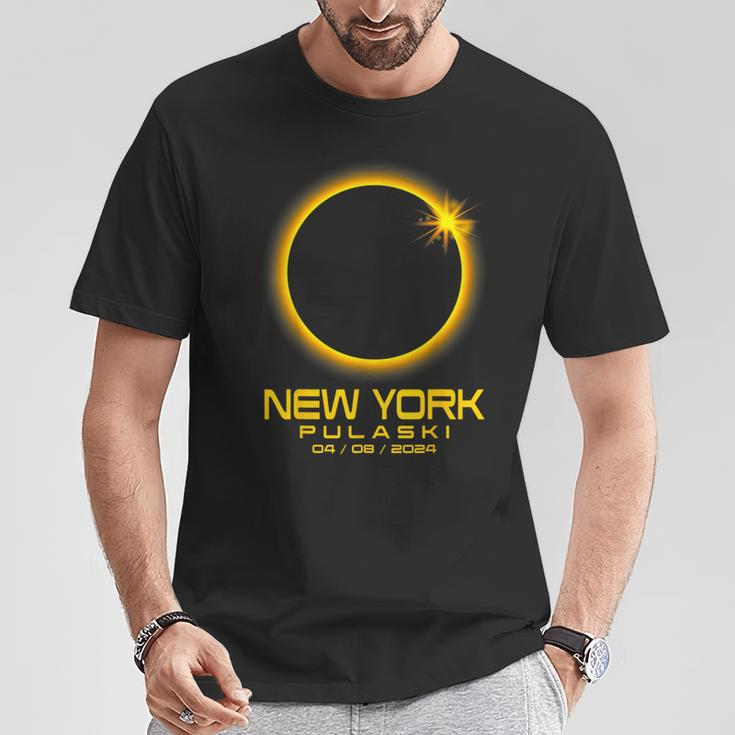 Pulaski New York Ny Total Solar Eclipse 2024 T-Shirt Unique Gifts