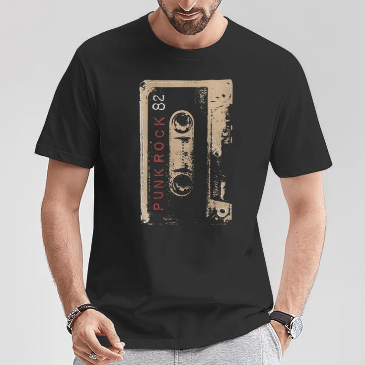 Punk Rock 80'S Concert Mixtape Cassette Vintage T-Shirt Unique Gifts