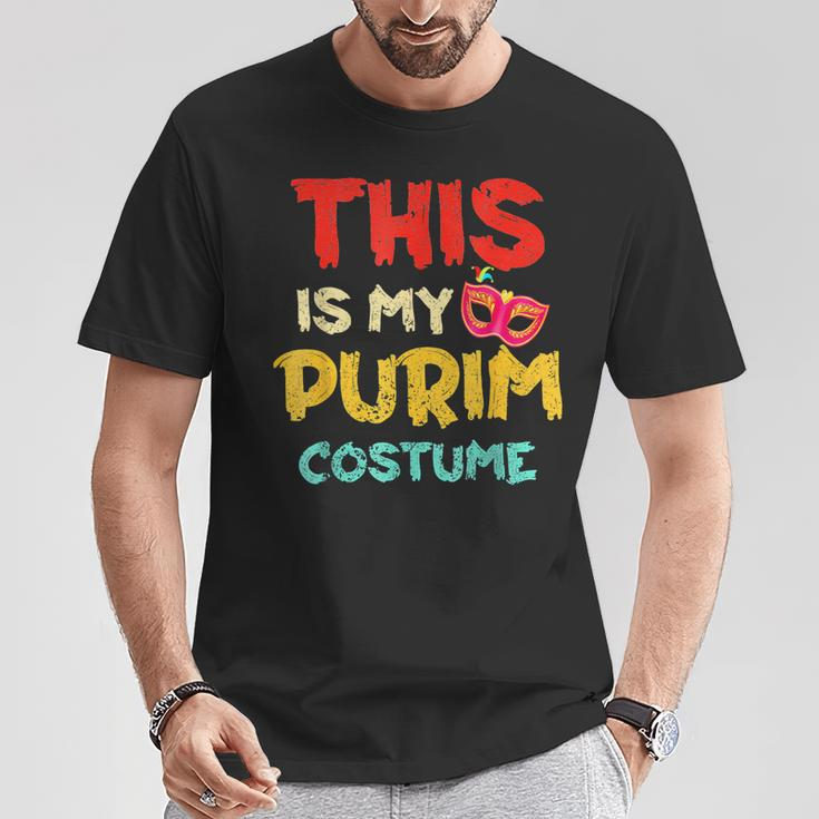 This Is My Purim Costume Happy Purim Jewish T-Shirt Funny Gifts