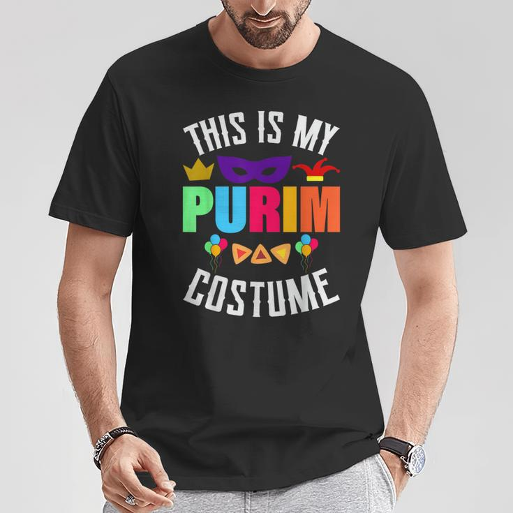 This Is My Purim Costume Purim Jewish Holiday Festival Jew T-Shirt Unique Gifts