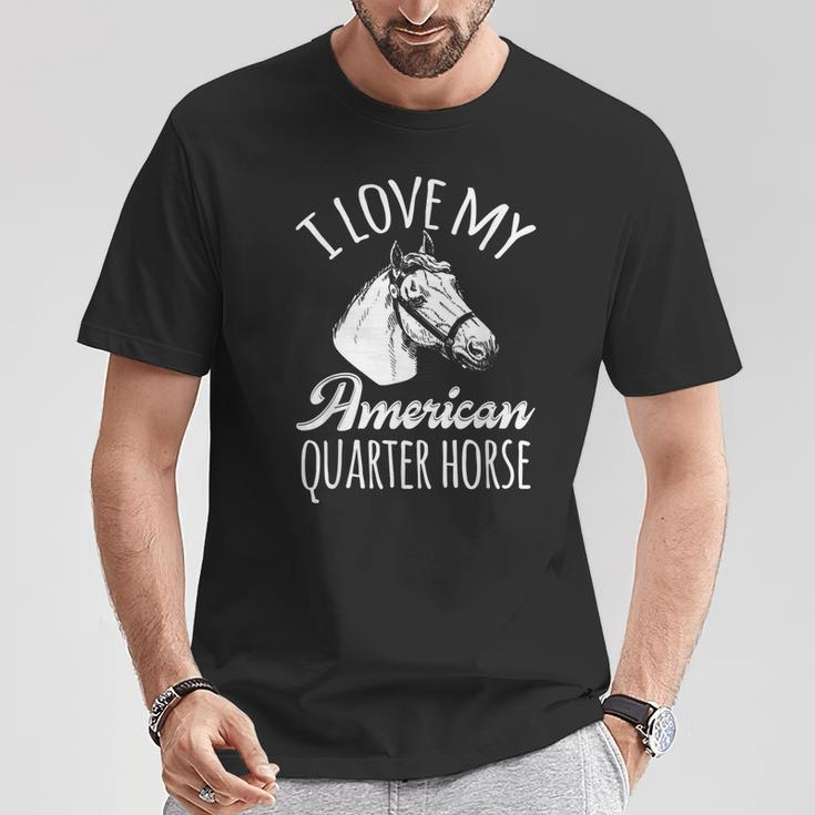 Quarter Horse Rodeo Barrel Racing Reining Horseback T-Shirt Unique Gifts