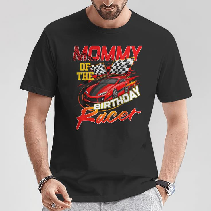 Race Car Party Mommy Of The Birthday Racer Racing Family T-Shirt Funny Gifts