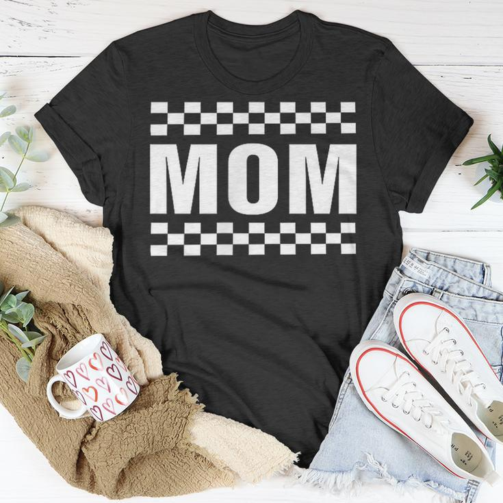 Racing Birthday Party Matching Family Race Car Pit Crew Mom T-Shirt Unique Gifts