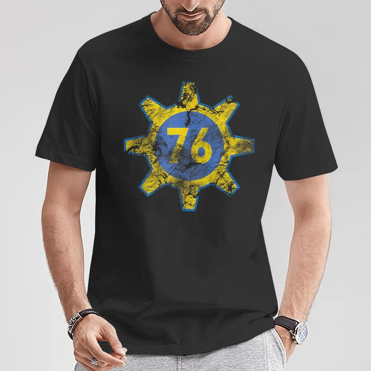 Radioactive Vault Gear 76 Gamer Nuclear Wasteland T-Shirt Unique Gifts