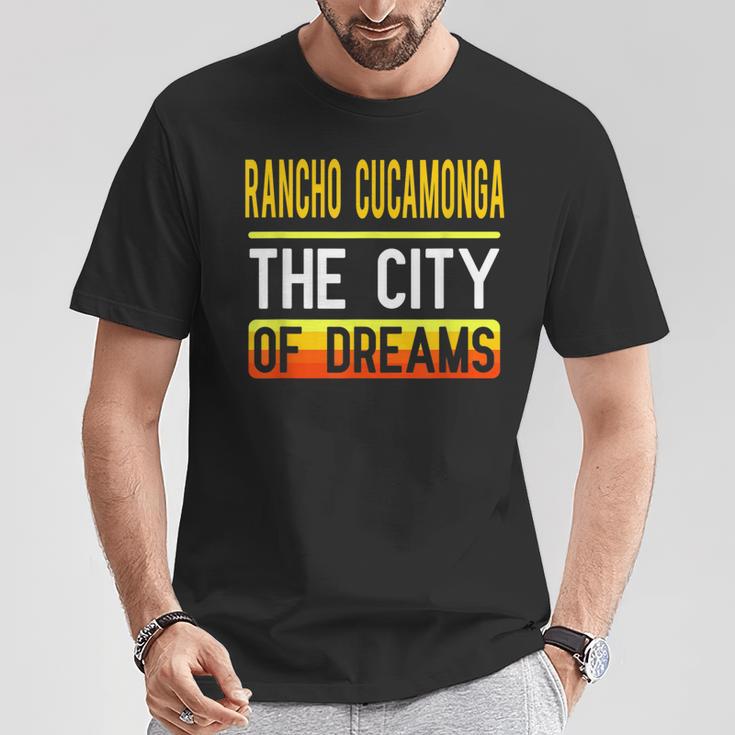 Rancho Cucamonga The City Of Dreams California Souvenir T-Shirt Unique Gifts