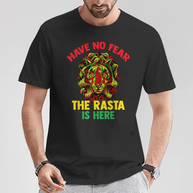 Rastafari For Raggea Reggaeton Flag Lion T-Shirt Lustige Geschenke