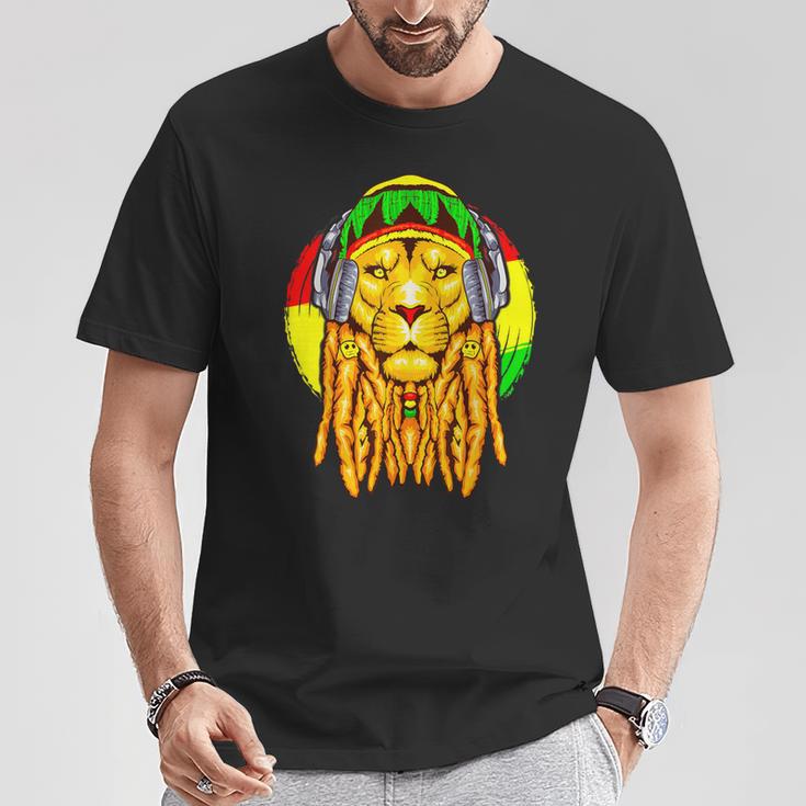 Rastafarian Lion Leo Horoscope Zodiac Sign Rasta Women T-Shirt Unique Gifts