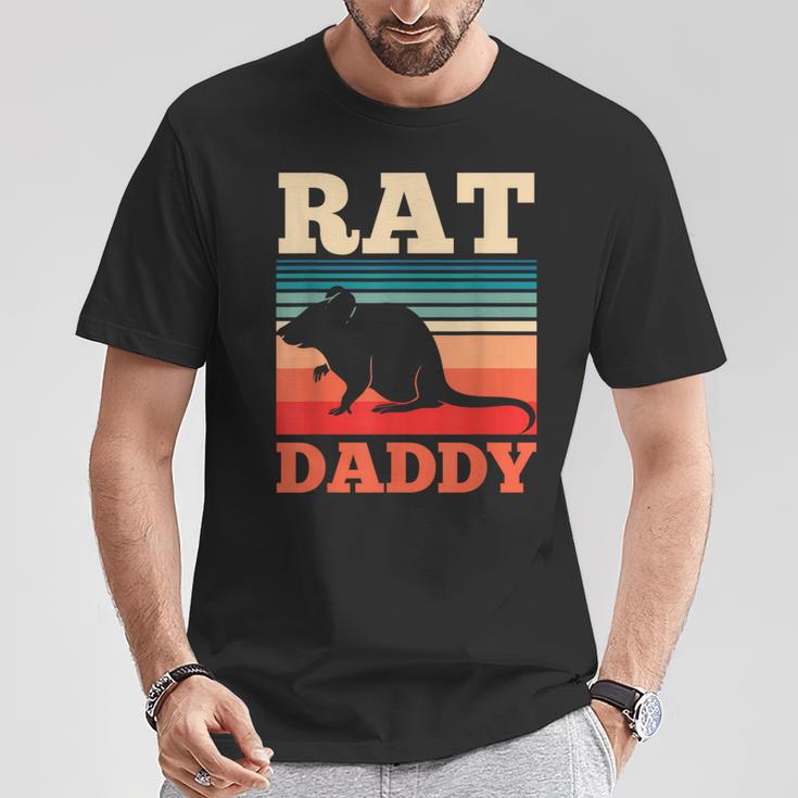 Rat Daddy Cute Animal Rats Lover Dad Father Papa Father's T-Shirt Unique Gifts