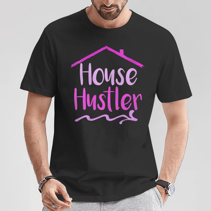 Realtor House Hustler Real Estate Agent Advertising T-Shirt Unique Gifts