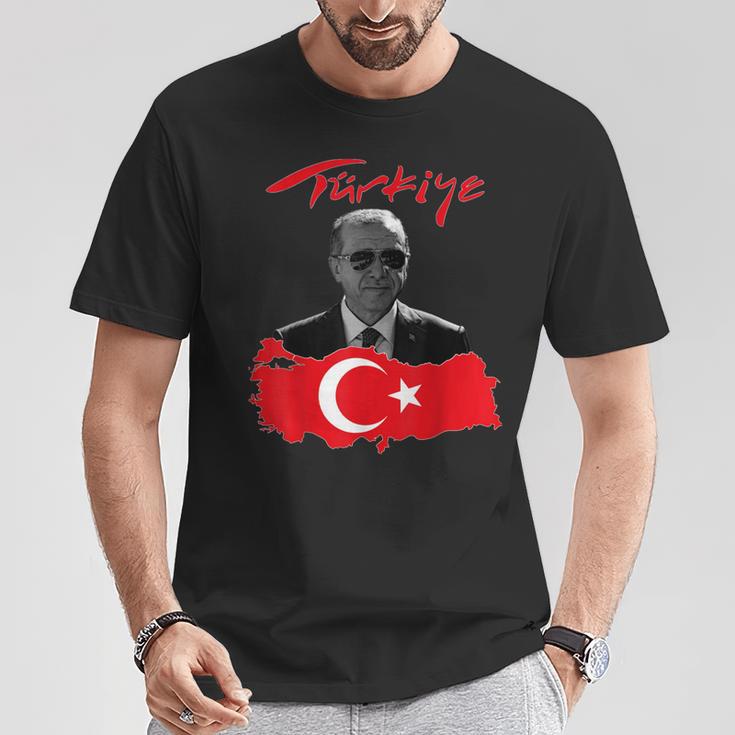 Recep Tayyip Erdogan Türkiye Flag T-Shirt Lustige Geschenke