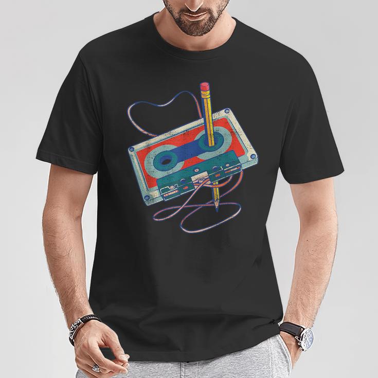 Recording Radio Cassette Recorder T-Shirt Lustige Geschenke