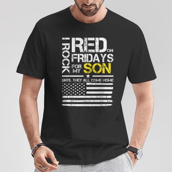 Red Friday Military Dad Wear Red For My Son T-Shirt Unique Gifts