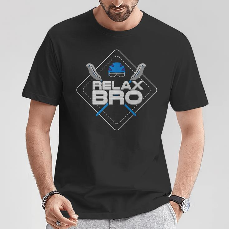 Relax Bro Lax Life & Lacrosse Player T-Shirt Unique Gifts